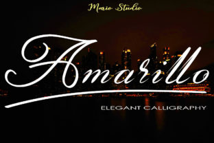 Amarillo: A Refined Script Font for Editorial Design