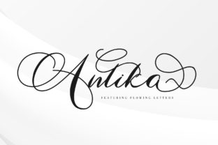 Antika: A Modern Script Font for Editorial Design