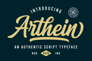 Arthein: A Handwritten Typeface for Editorial Charm
