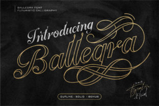 Ballegra: A Modern Script Typeface for Editorial Design