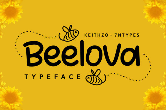 Beelova: A Playful Handwritten Font for Branding