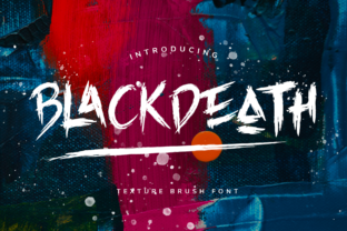 Blackdeath: A Street-Savvy Script Font for Bold Editorial Design