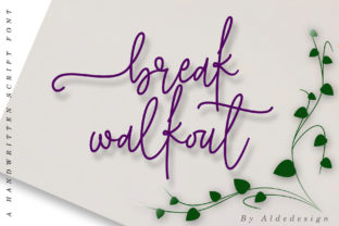 Break Walkout: A Signature Typeface for Editorial Design