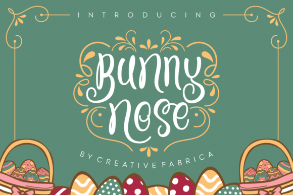 Bunny Nose: A Handwritten Typeface for Spring Editorial Design