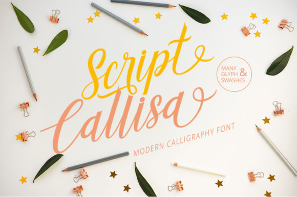 Callisa Script: A Handwritten Typeface for Editorial Charm