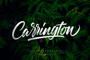 Carrington: A Dynamic Brush Script Font for Branding