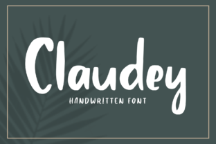 Claudey: A Handwritten Font for Editorial Warmth