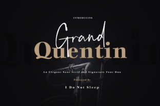 Grand Quentin Duo: A Retro Font for Modern Campaigns