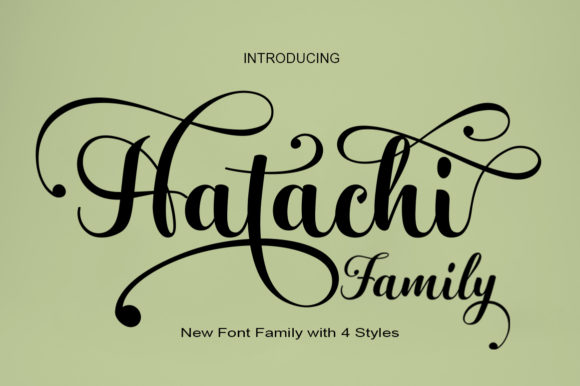 Hatachi Family Font: Elevate Your Brand Identity