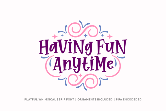 Having Fun Anytime: A Playful Typeface for Editorial Joy