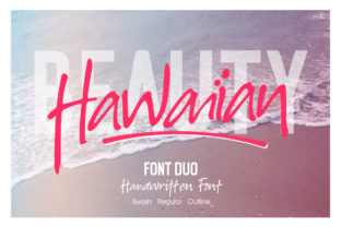 Hawaiian Duo Font Review for Social Campaigns