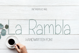 La Rambla: A Handwritten Font for Authentic Branding