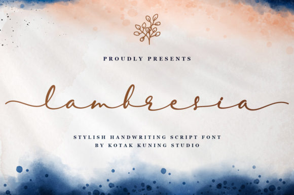 Lambresia: A Charming Script Font for Editorial Design