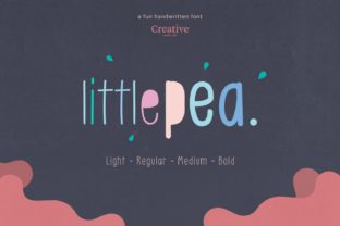 Little Pea: A Charming Script Font for Crafters