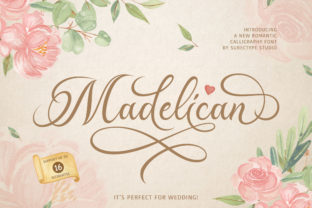 Madelican Font: Romantic Script for Crafters