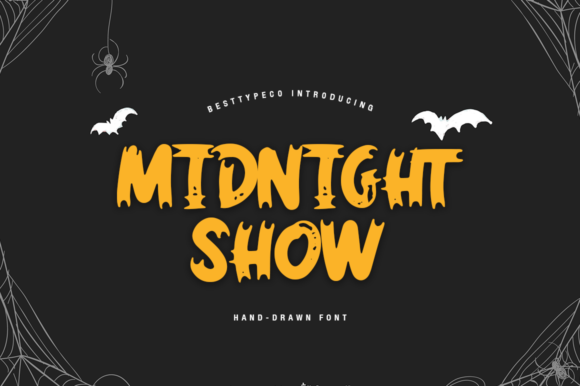 Midnight Show: A Bold Handwritten Font for Editorial Design