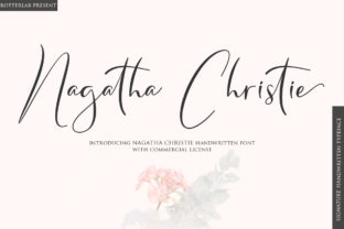 Nagatha Christie: A Handwritten Font for Elegant Branding