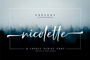 Nicolette Script: A Modern Typeface for Editorial Elegance