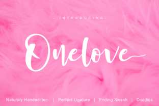 Onelove Font: Elegant Script for Handmade Brands