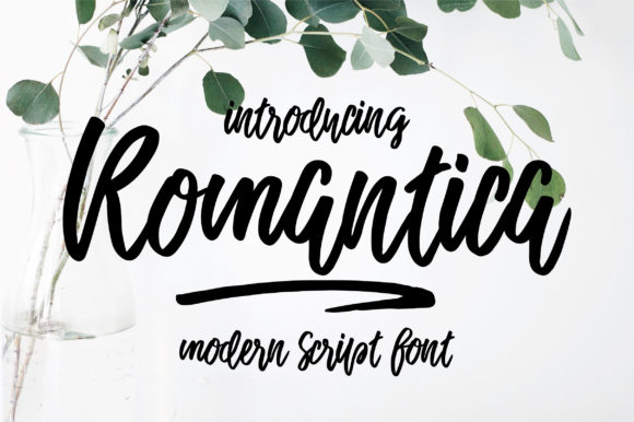 Romantica Script: A Modern Typeface for Elegant Branding