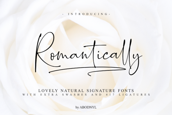 Romantically Font: Elevate Editorial Design