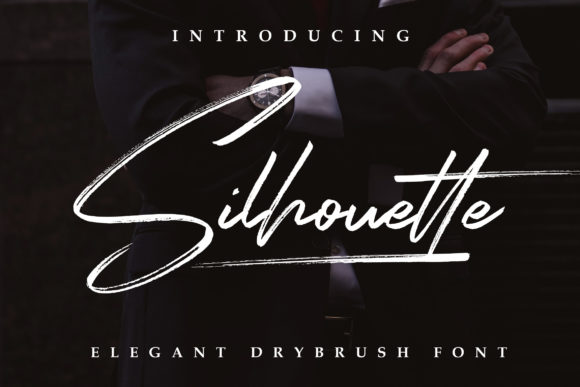 Silhouette Elegant: A Graceful Typeface for Makers