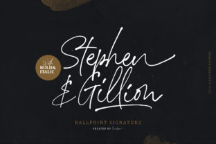 Stephen Gillion: A Heartfelt Script Font for Makers