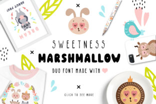 Sweetness Marshmallow Duo Typeface for Editorial Design