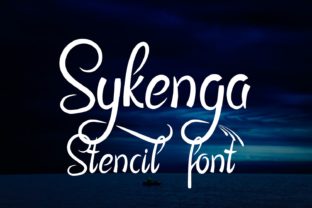 Sykenga Font: A Stencil Script for Crafters