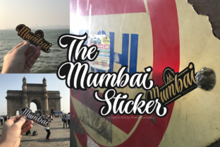 The Mumbai Sticker: A Bold Handwritten Font for Crafters