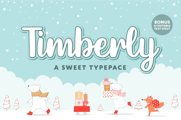 Timberly: A Handcrafted Script Font for Makers