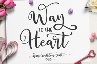 Way to the Heart Duo: A Handmade Font for Digital Brands