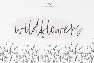 Wildflowers Font: A Chic Script for Handmade Brands