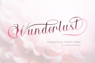 Wunderlust: A Romantic Script Font for Editorial Design